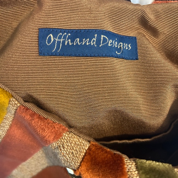 Offhand designs- Zelda knitting bag/ project bag- rainbow stripes - Picture 2 of 6